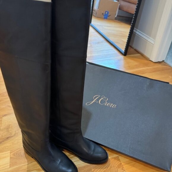 J Crew Over the Knee Riding Boots - Picture 1 of 4